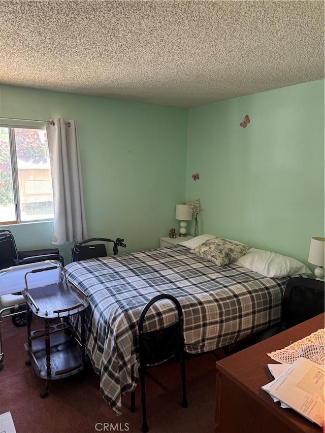 14222 Filmore St, Arleta, CA 91331 - carpeted bedroom featuring a textured ceiling
