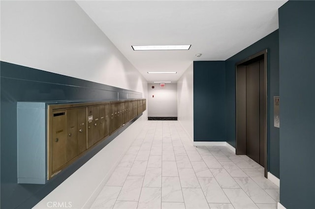 5700 Ravenspur Dr Unit 307, Rancho Palos Verdes, CA 90275 - hallway with elevator and mail area