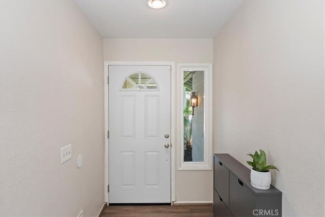 1326 Rosehill Dr, Riverside, CA 92507 - entrance foyer featuring dark wood-style flooring