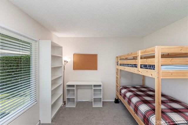 1326 Rosehill Dr, Riverside, CA 92507 - carpeted bedroom with a textured ceiling