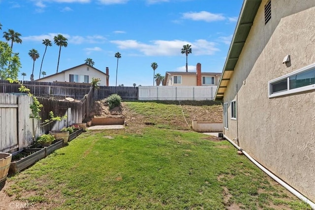 1326 Rosehill Dr, Riverside, CA 92507 - fenced backyard with a vegetable garden
