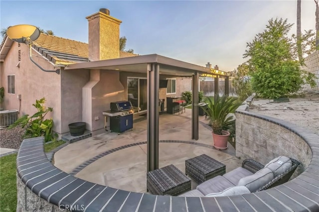 2618 W Loma Vista Dr, Rialto, CA 92377 - view of patio featuring area for grilling