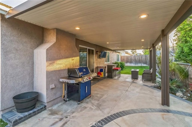 2618 W Loma Vista Dr, Rialto, CA 92377 - view of patio / terrace featuring grilling area