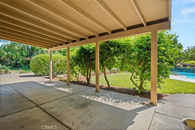 558 Paseo Companeros St, Chico, CA 95928 - view of patio featuring a swimming pool