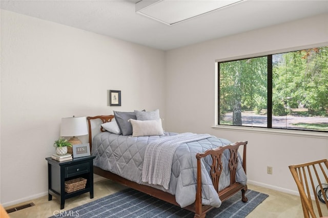 558 Paseo Companeros St, Chico, CA 95928 - bedroom with carpet floors, baseboards, and attic access
