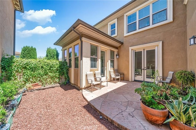 97 Twin Gables, Irvine, CA 92620 - view of patio with french doors