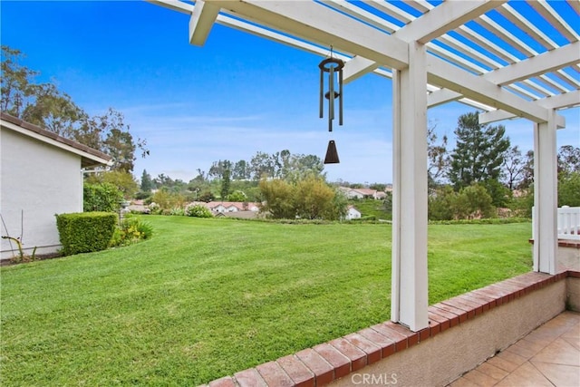 28161 Via Chabas, Mission Viejo, CA 92692 - view of grassy yard with a pergola
