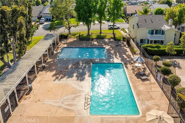 23801 Birch Ln, Mission Viejo, CA 92691 - community pool with a residential view and a patio area