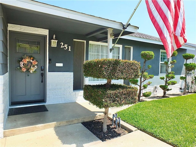 251 W Markland Dr, Monterey Park, CA 91754 - property entrance with stucco siding