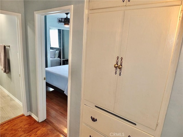 251 W Markland Dr, Monterey Park, CA 91754 - bedroom / living area view of wood finished floors and baseboards