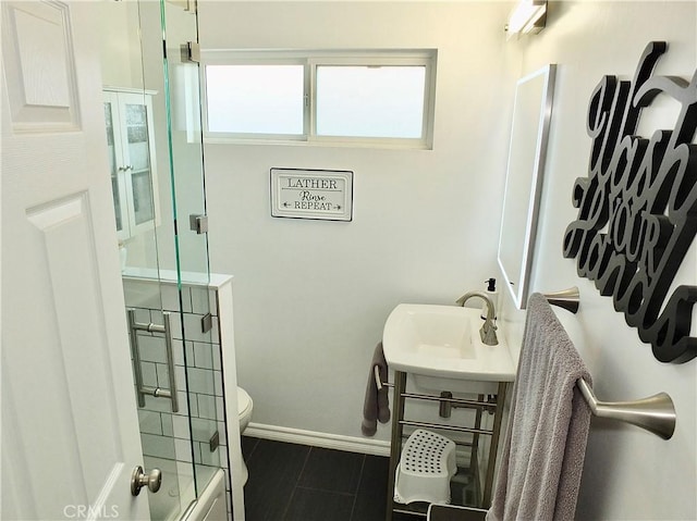 251 W Markland Dr, Monterey Park, CA 91754 - full bathroom featuring toilet, baseboards, and vanity