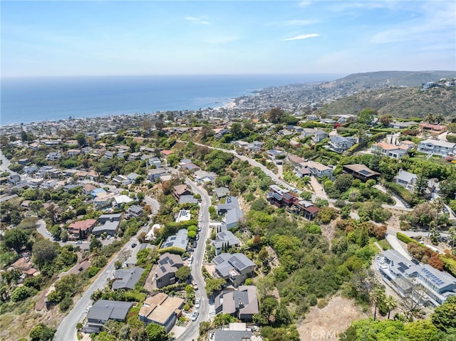 1450 Terrace Way, Laguna Beach, CA 92651 - aerial view of property and surrounding area with nearby suburban area and a large body of water