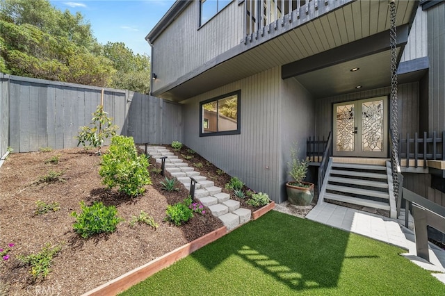 1450 Terrace Way, Laguna Beach, CA 92651 - view of yard featuring a balcony