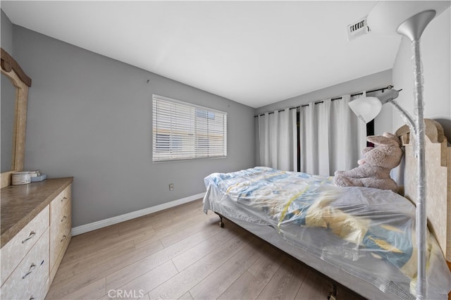 5223 Rosemead Blvd Unit F, San Gabriel, CA 91776 - bedroom featuring baseboards and light wood-type flooring