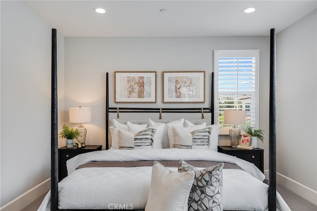 126 Paxton, Irvine, CA 92620 - carpeted bedroom with baseboards and recessed lighting