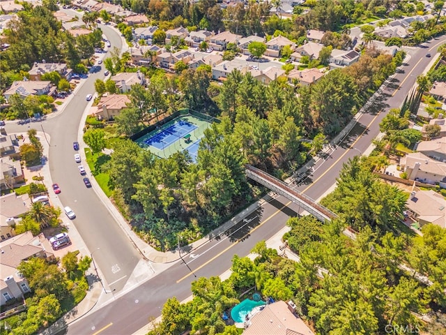 27054 Riversbridge Way, Valencia, CA 91354 - aerial view of residential area featuring a pool area