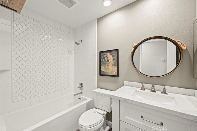 27054 Riversbridge Way, Valencia, CA 91354 - bathroom featuring vanity and shower / bath combination