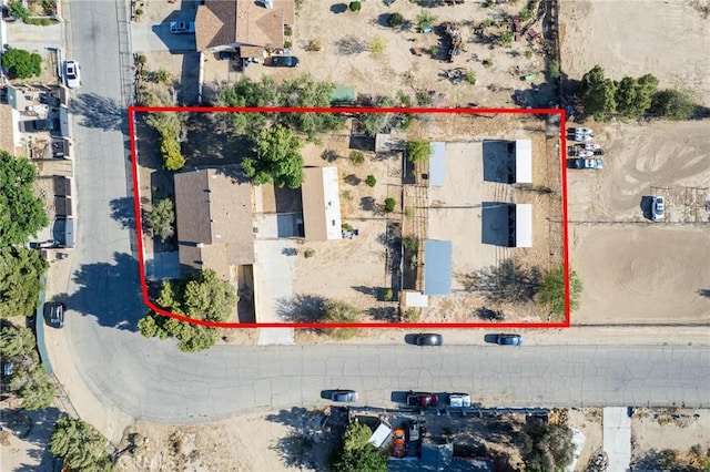 41125 179th St E, Lancaster, CA 93535 - aerial view of property and surrounding area with property boundaries highlighted