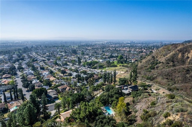 166 Opal Canyon Rd, Duarte, CA 91010 - aerial view of property and surrounding area with nearby suburban area