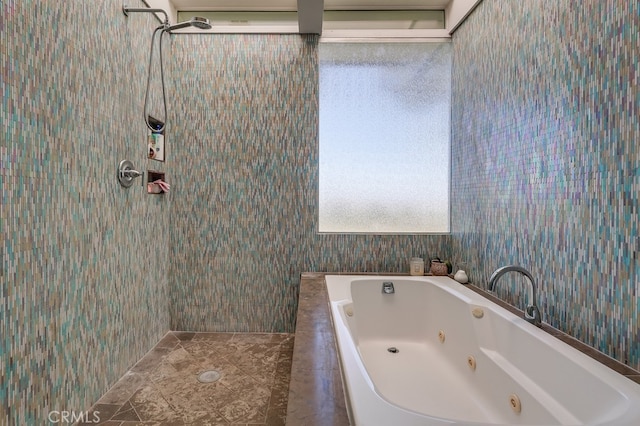 27649 Palos Verdes Dr E, Rancho Palos Verdes, CA 90275 - bathroom featuring a jetted tub and a shower