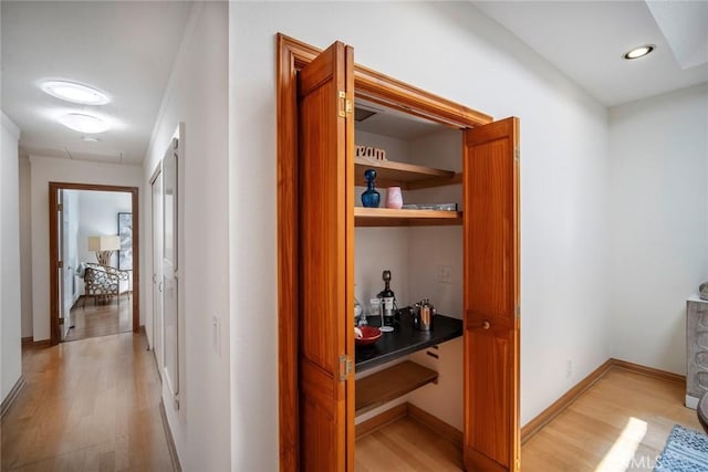 29111 Pompano Way, Laguna Niguel, CA 92677 - hall with light wood-style flooring and baseboards