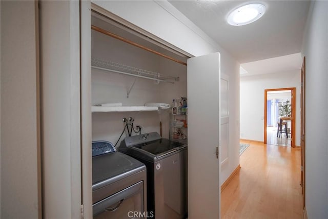 29111 Pompano Way, Laguna Niguel, CA 92677 - laundry room featuring washer and dryer and light wood finished floors