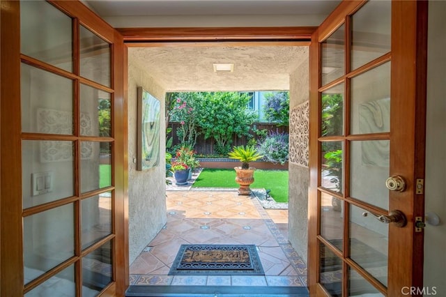 29111 Pompano Way, Laguna Niguel, CA 92677 - entryway with french doors and tile patterned floors