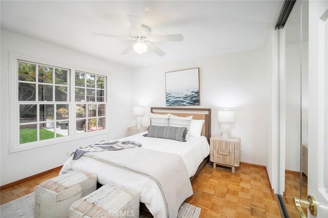 29111 Pompano Way, Laguna Niguel, CA 92677 - bedroom featuring baseboards and a ceiling fan