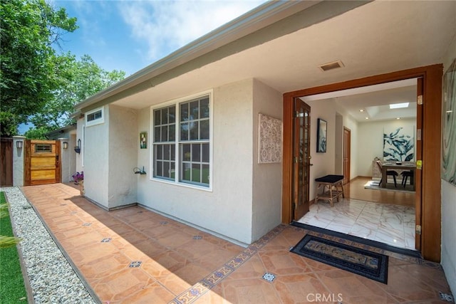 29111 Pompano Way, Laguna Niguel, CA 92677 - view of exterior entry featuring stucco siding and a gate