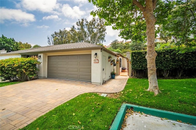 29111 Pompano Way, Laguna Niguel, CA 92677 - view of front of property featuring a garage, stucco siding, a front lawn, and driveway