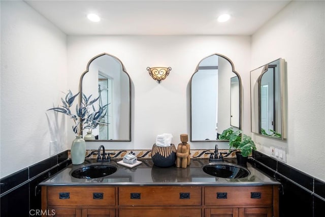 29111 Pompano Way, Laguna Niguel, CA 92677 - bathroom featuring double vanity and recessed lighting