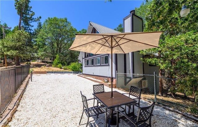29148 Lyon Dr, Cedar Glen, CA 92321 - view of patio / terrace with outdoor dining space