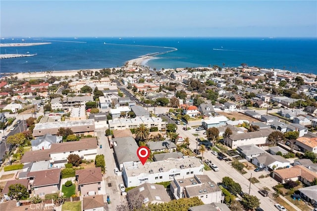 718 W 37th St Unit 4, San Pedro, CA 90731 - aerial overview of property's location with a nearby body of water and nearby suburban area