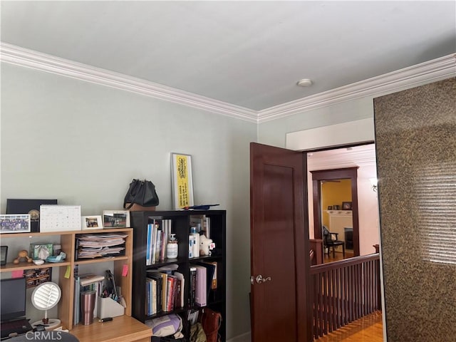 867 S Bronson Ave, Los Angeles, CA 90005 - office featuring crown molding