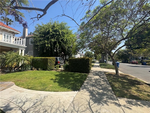 867 S Bronson Ave, Los Angeles, CA 90005 - view of green lawn