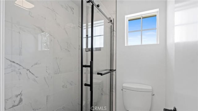 7059 Potenza Pl, Rancho Cucamonga, CA 91701 - full bathroom with a marble finish shower and toilet