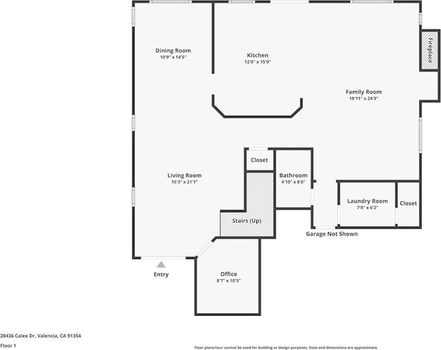 28436 Calex Dr, Valencia, CA 91354 - floor plan / room layout