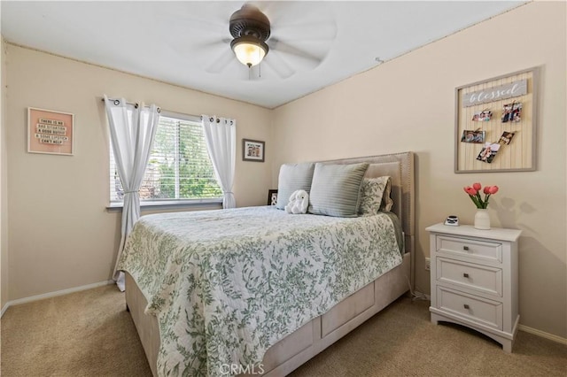 28436 Calex Dr, Valencia, CA 91354 - bedroom featuring carpet, baseboards, and a ceiling fan