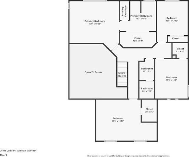 28436 Calex Dr, Valencia, CA 91354 - floor plan / room layout