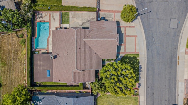 751 Santa Fe Ct, San Dimas, CA 91773 - drone / aerial view of a pool area