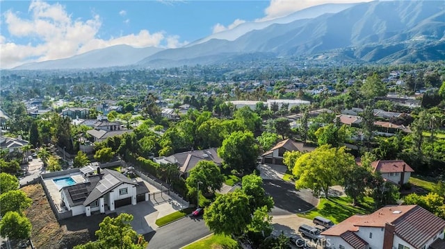 5622 Revere Ave, Rancho Cucamonga, CA 91737 - aerial view of residential area featuring a mountain backdrop