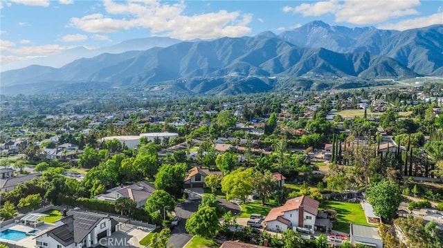 5622 Revere Ave, Rancho Cucamonga, CA 91737 - aerial perspective of suburban area featuring a mountain backdrop