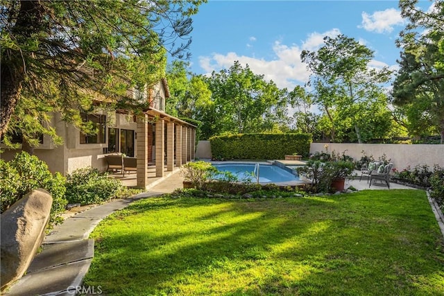 5622 Revere Ave, Rancho Cucamonga, CA 91737 - fenced backyard with a patio