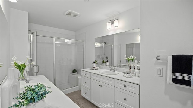410 W Main St Unit 231, Alhambra, CA 91801 - full bath with vanity, a shower stall, and tile patterned floors