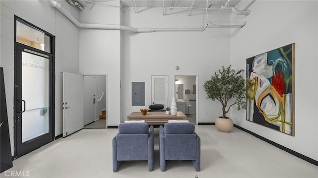 410 W Main St Unit 231, Alhambra, CA 91801 - interior space featuring a high ceiling and electric panel