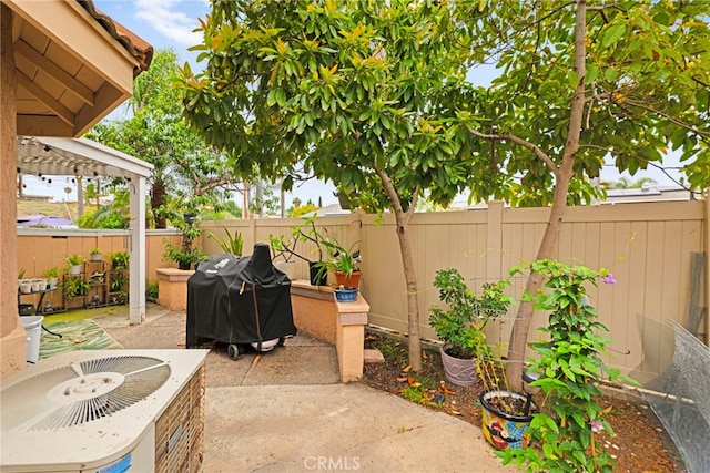 1784 Promenade Pl, Vista, CA 92083 - fenced backyard with a patio and grilling area