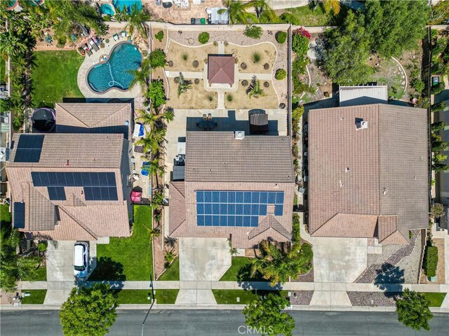 3582 Cedar Ridge Ln, Corona, CA 92881 - aerial view of a pool area