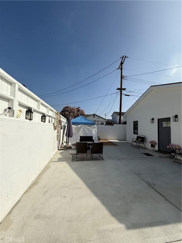 18649 Willard St, Reseda, CA 91335 - fenced backyard featuring a patio area