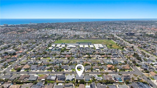 20632 Egret Ln, Huntington Beach, CA 92646 - aerial view of property's location featuring nearby suburban area and a large body of water