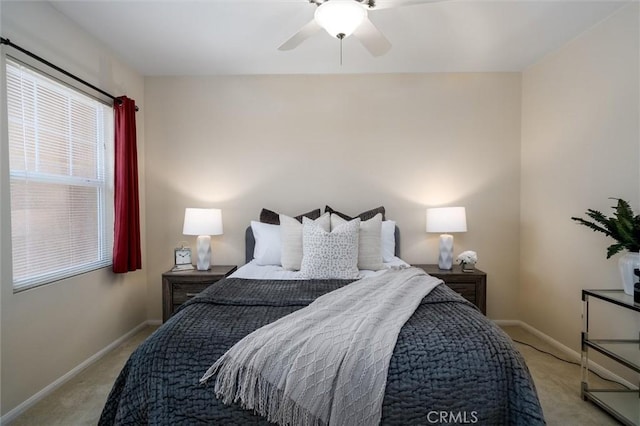33850 Sattui St, Temecula, CA 92592 - bedroom with light colored carpet and ceiling fan